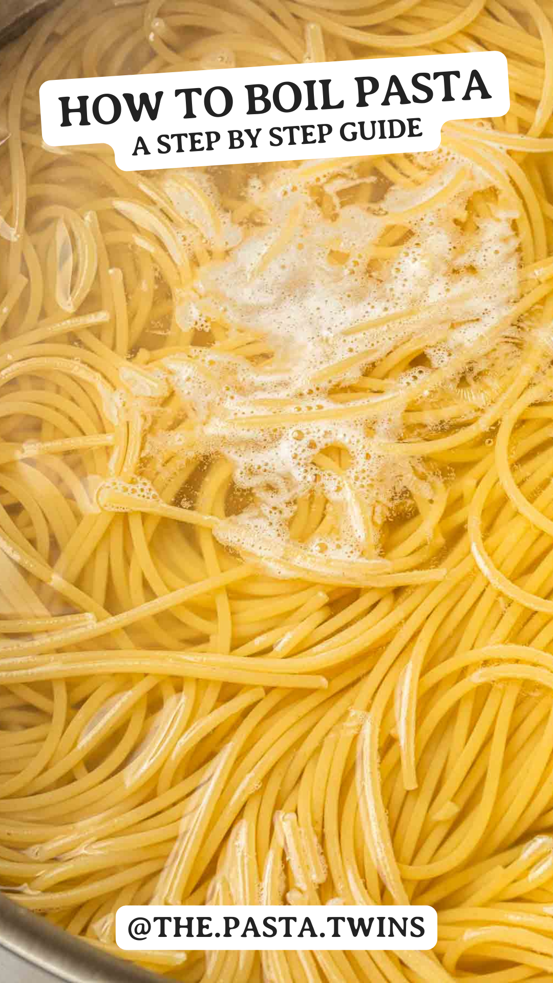 Image showcasing How to Boil Pasta - The Pasta Twins